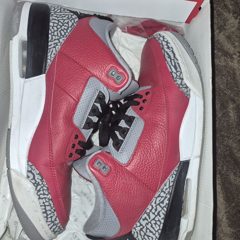 Jordan Men’s Sneakers Red Gray Black Elephant Print